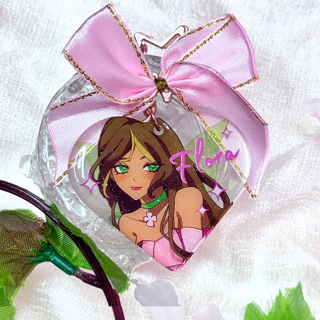 Winx club glitter charms