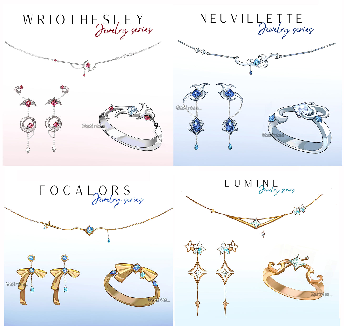 Furina - Genshin Impact Jewelry