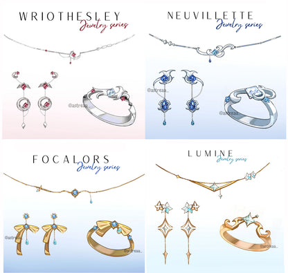 Furina - Genshin Impact Jewelry