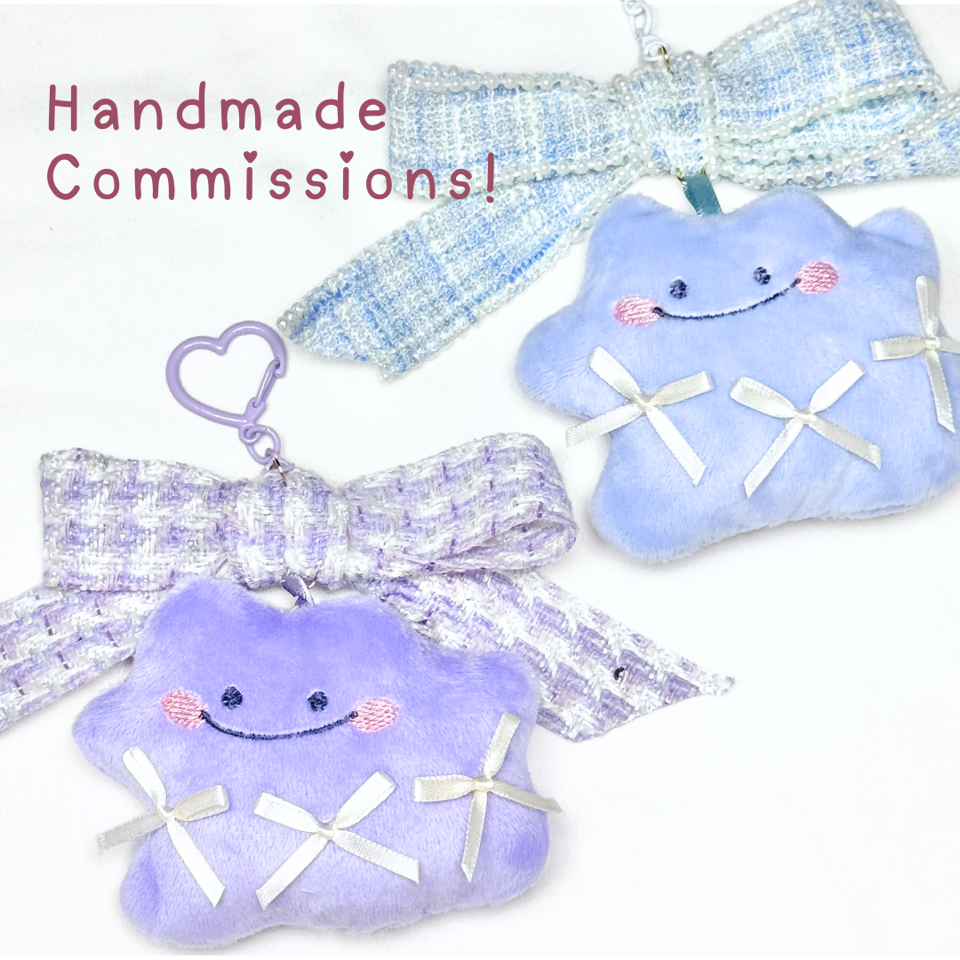 [Commission] Handmade Ditto Plush charms