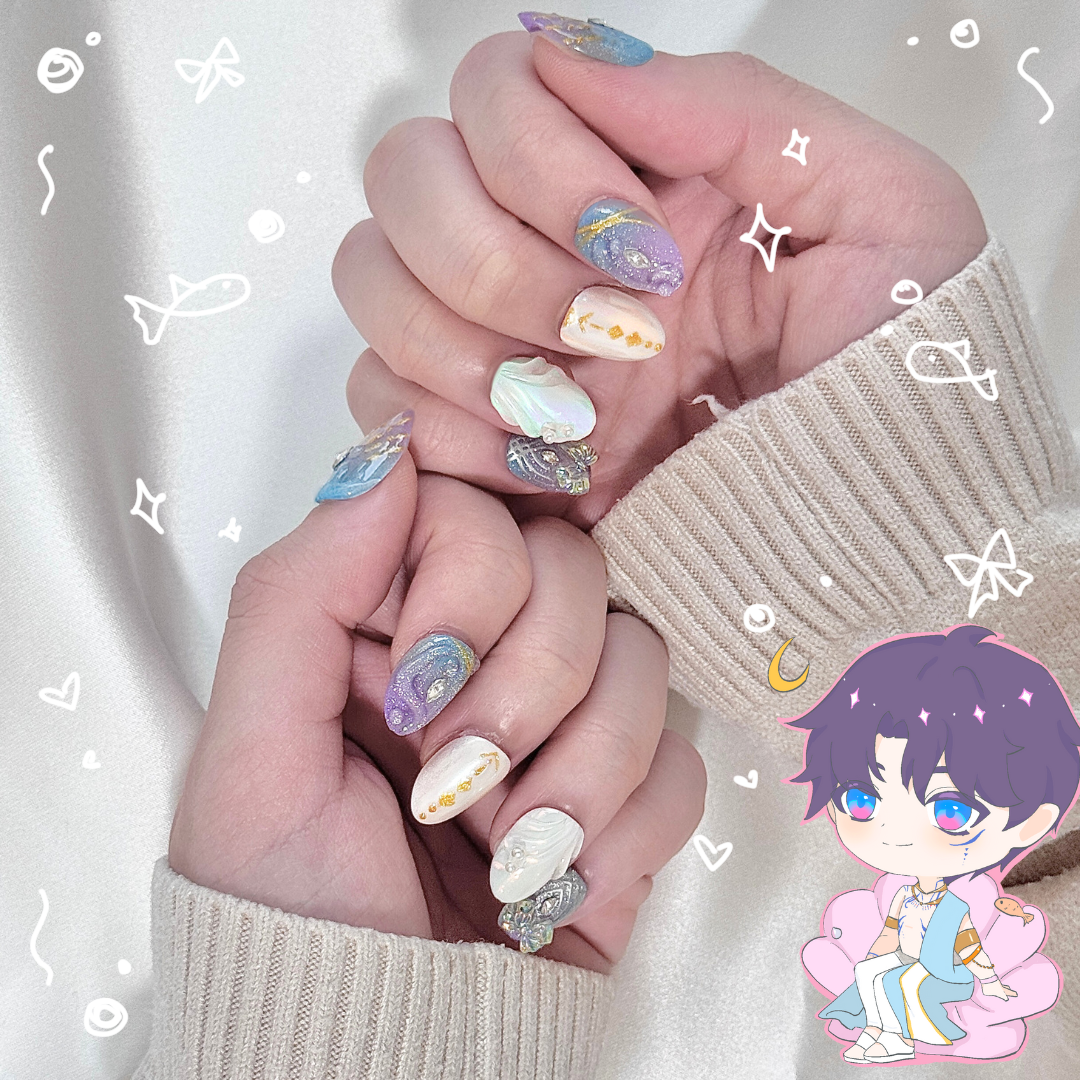 Rafayel - Love & Deepspace Themed Press On Nails