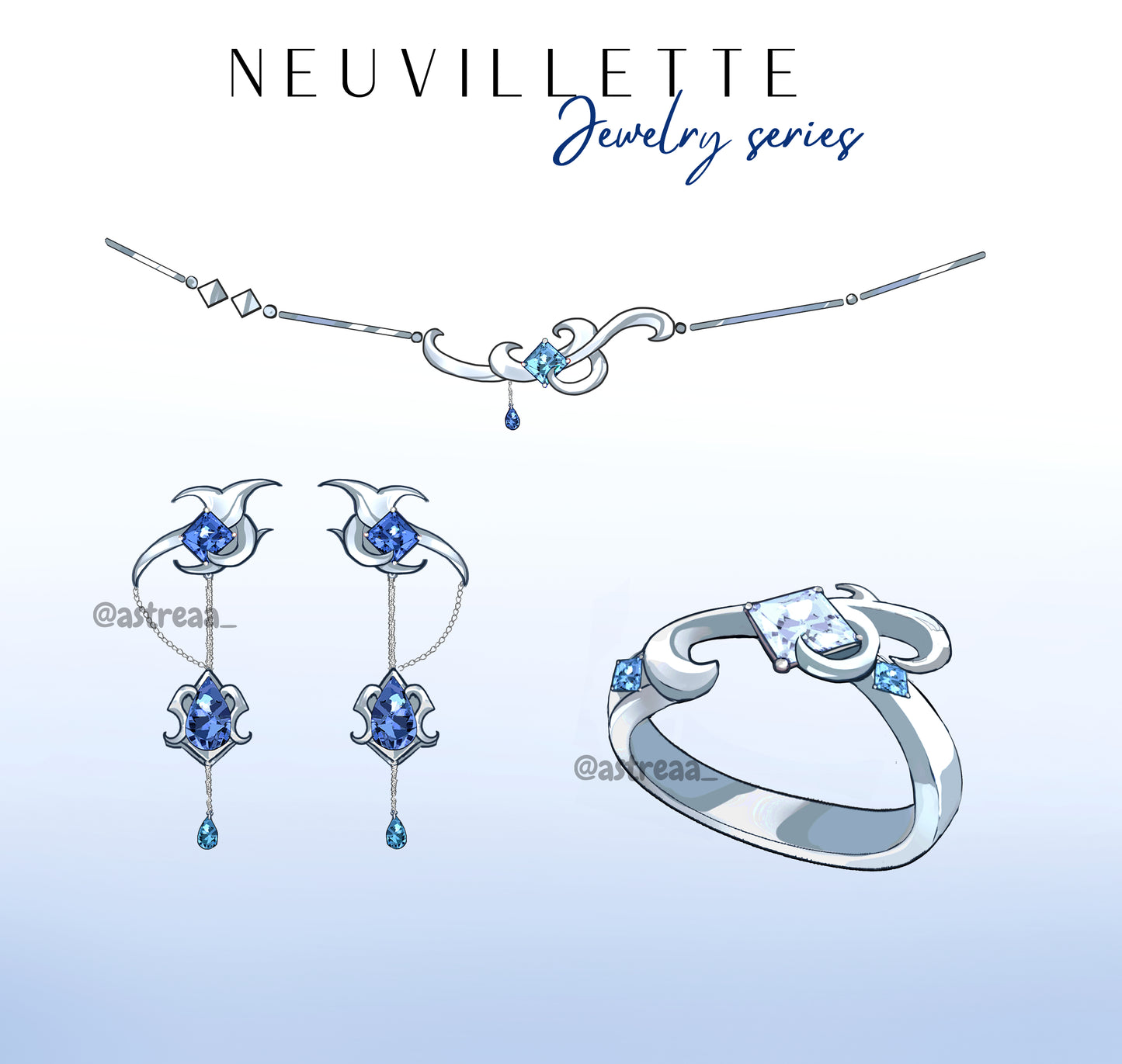 Neuvillette - Genshin Impact Jewelry