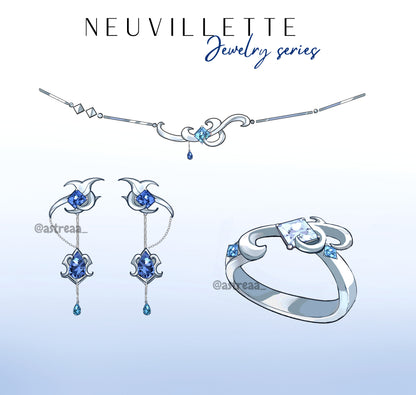 Neuvillette - Genshin Impact Jewelry